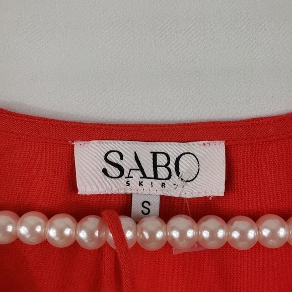 Sabo Skirt Aquilla Surplice Faux Wrap Dress - Picture 4 of 8